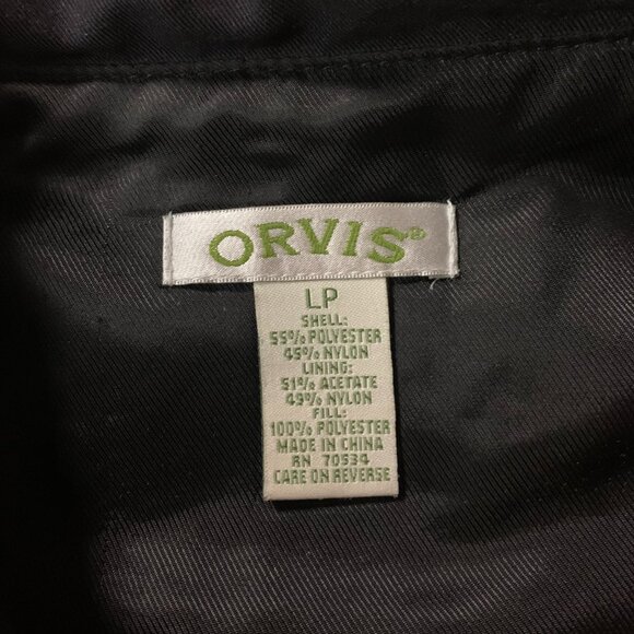 Orvis Black LP Large Quilted Classic Fit Women's Full Zip Knit Vest EUC - Picture 2 of 10
